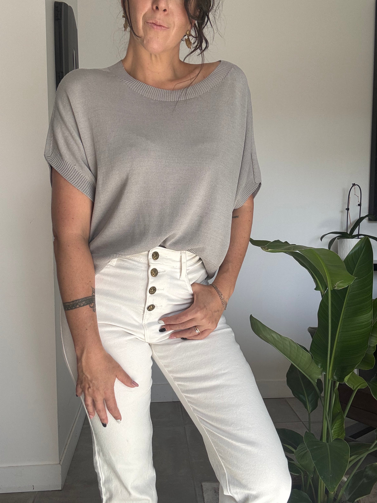 Top taupe ESCAPE