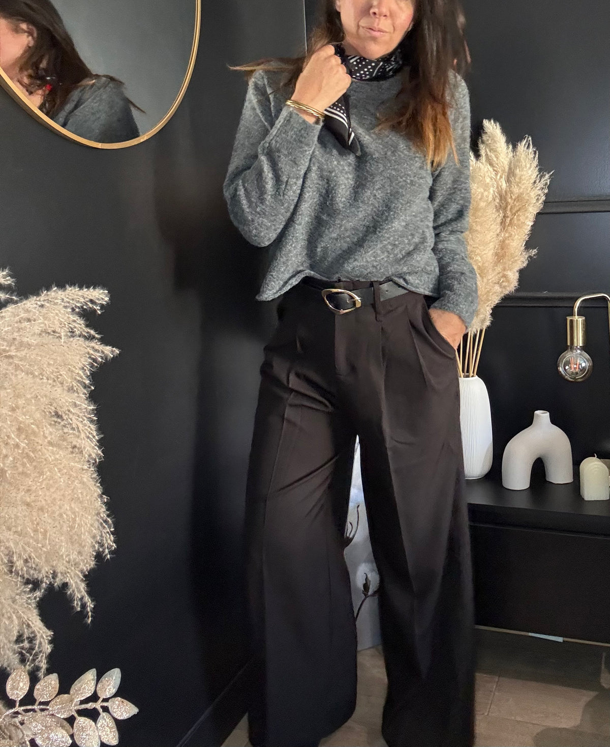 Pantalon fluide à pince KATE