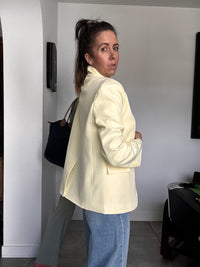Blazer jaune pale SIMON