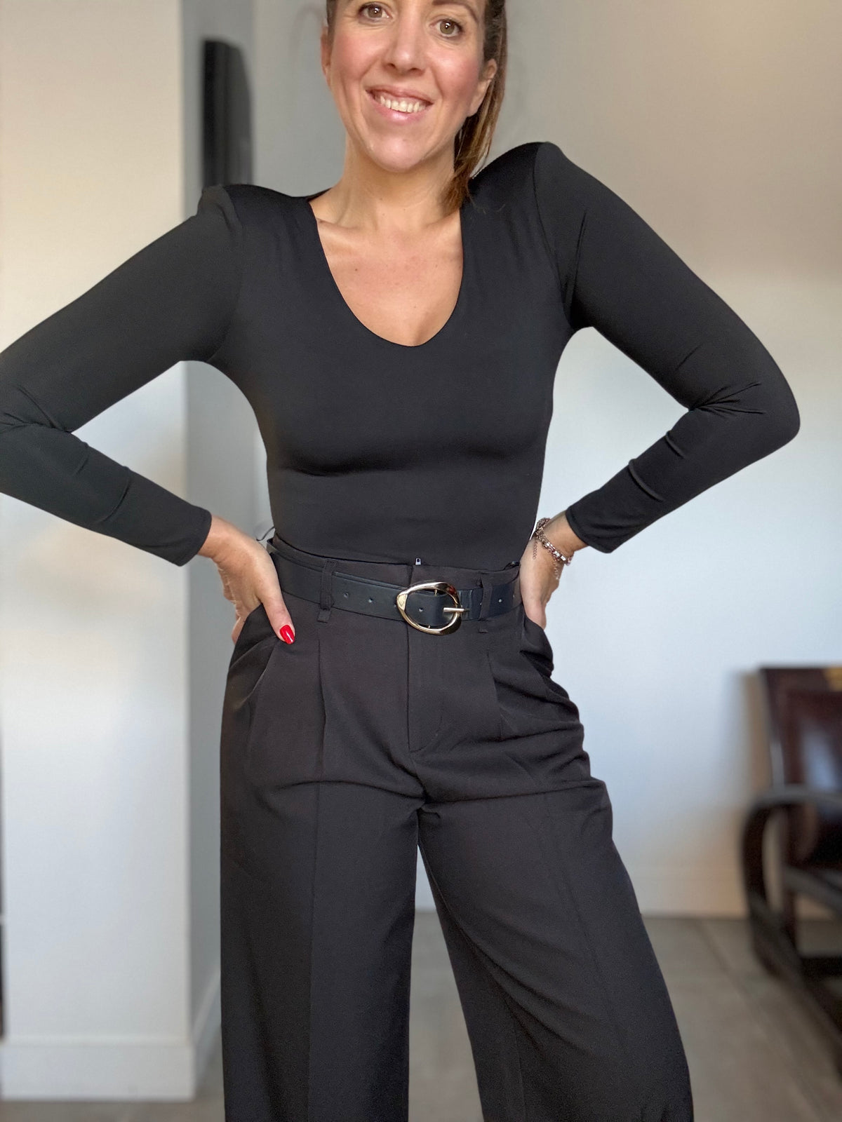 Pantalon fluide à pince KATE