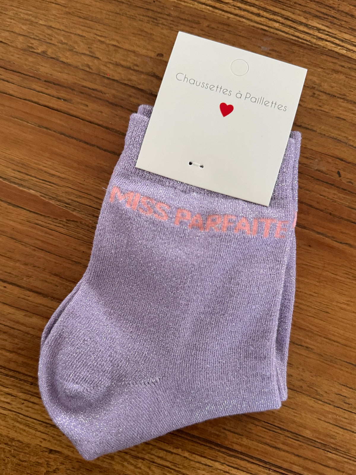 Chaussettes paillettes MISS PARFAITE