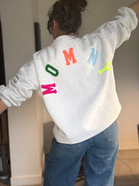 Sweat gris MOMMY