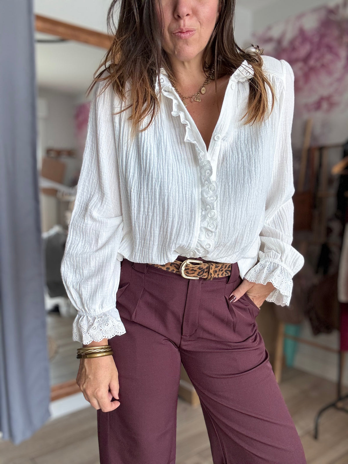 Blouse blanche PARKER
