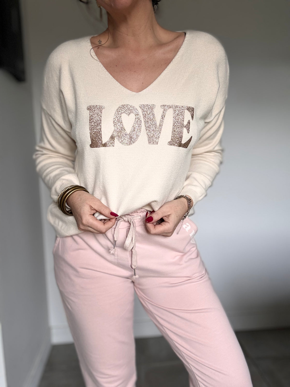 Pantajog rose poudré AMOUR