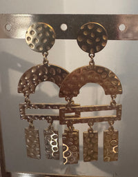 Boucle d'oreille MAYA en acier inoxydable