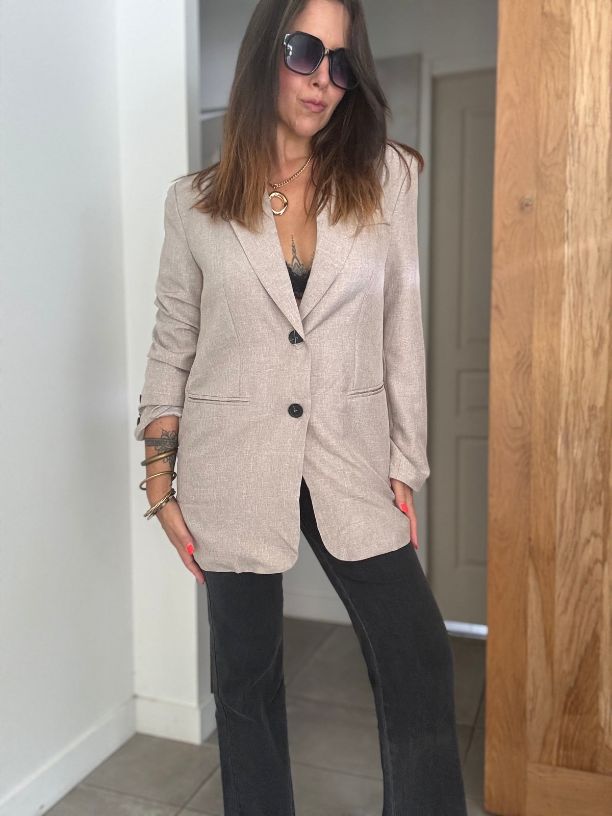 Blazer taupe NINA