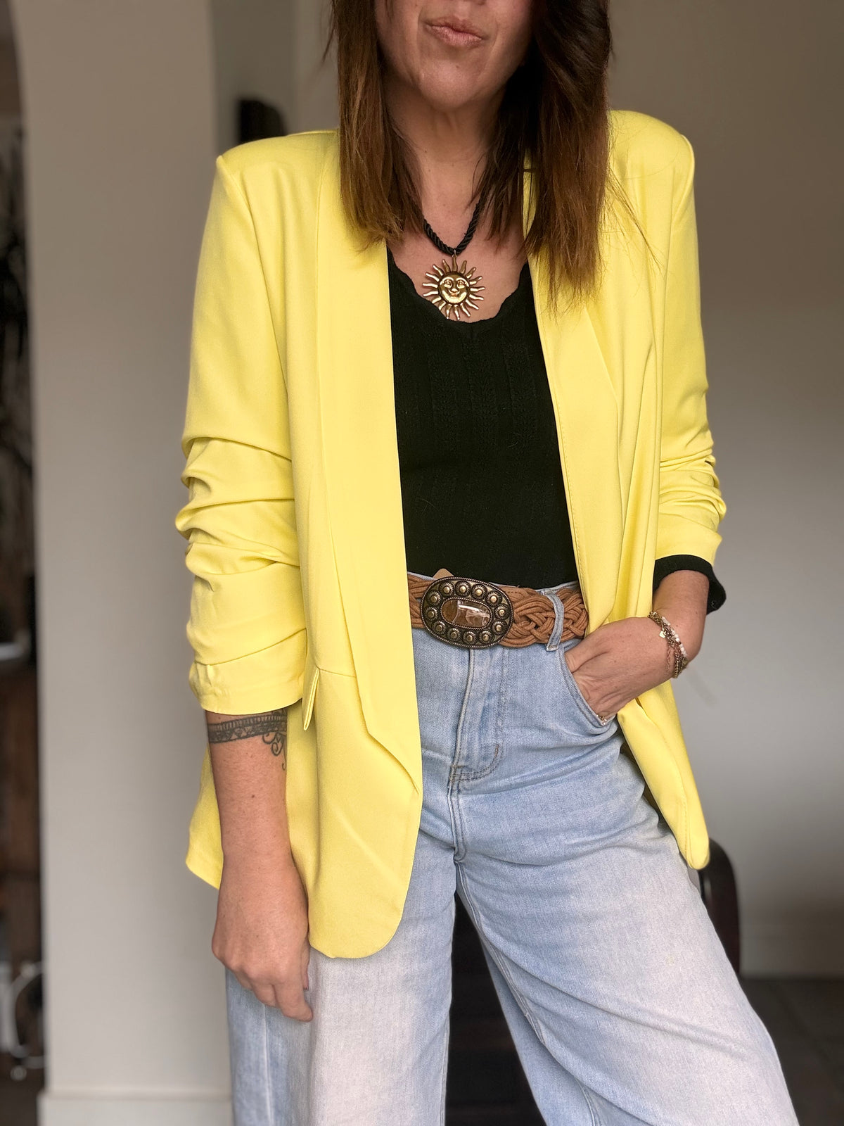 Veste jaune PAOLA