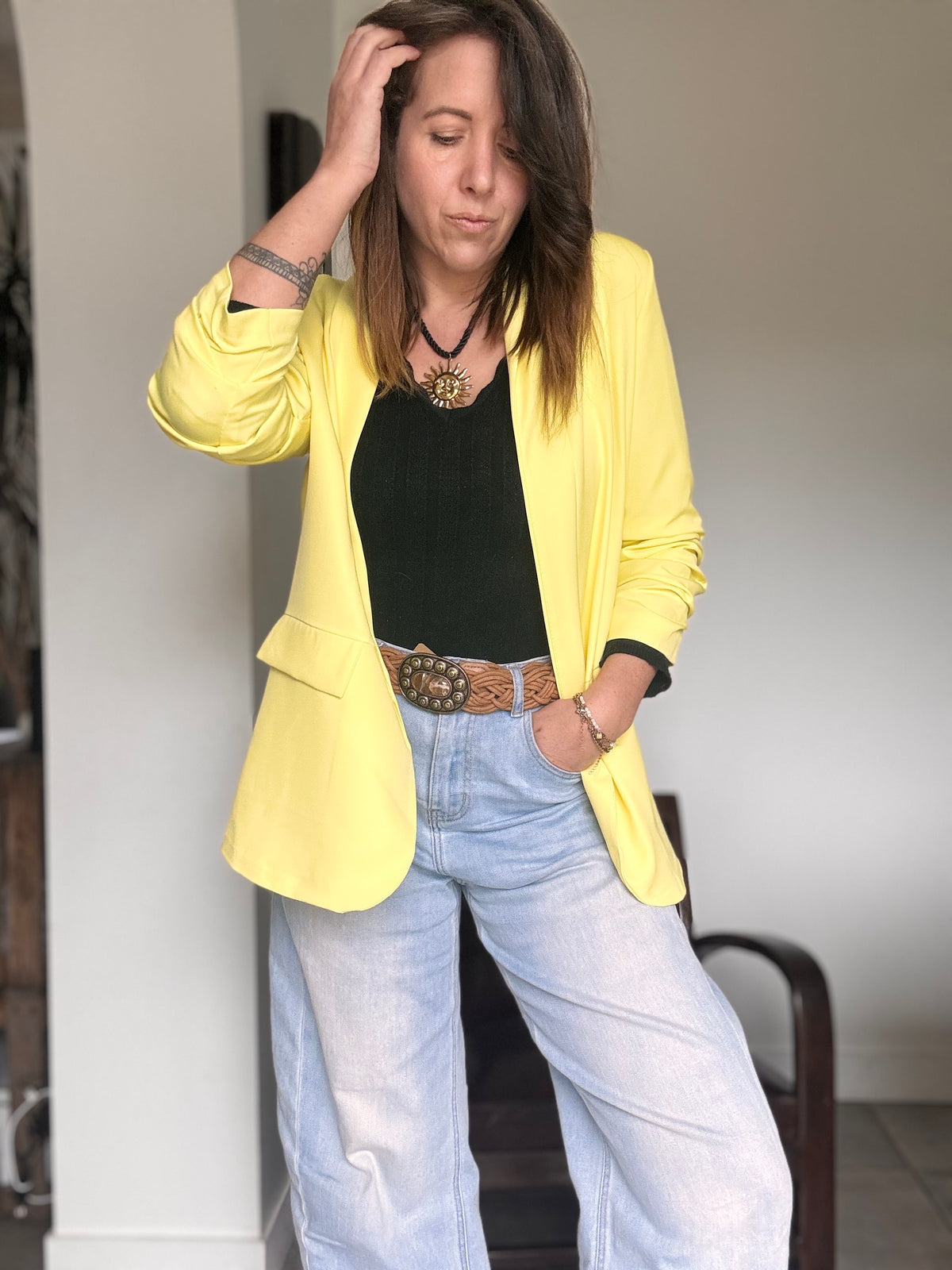Veste jaune PAOLA