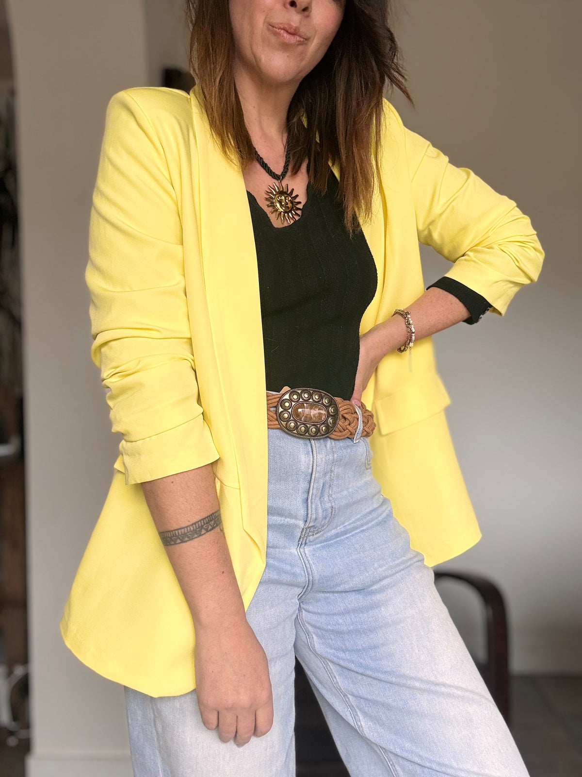 Veste jaune PAOLA