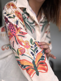 Chemise blanche imprimée LORINDA