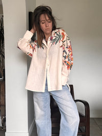 Chemise blanche imprimée LORINDA