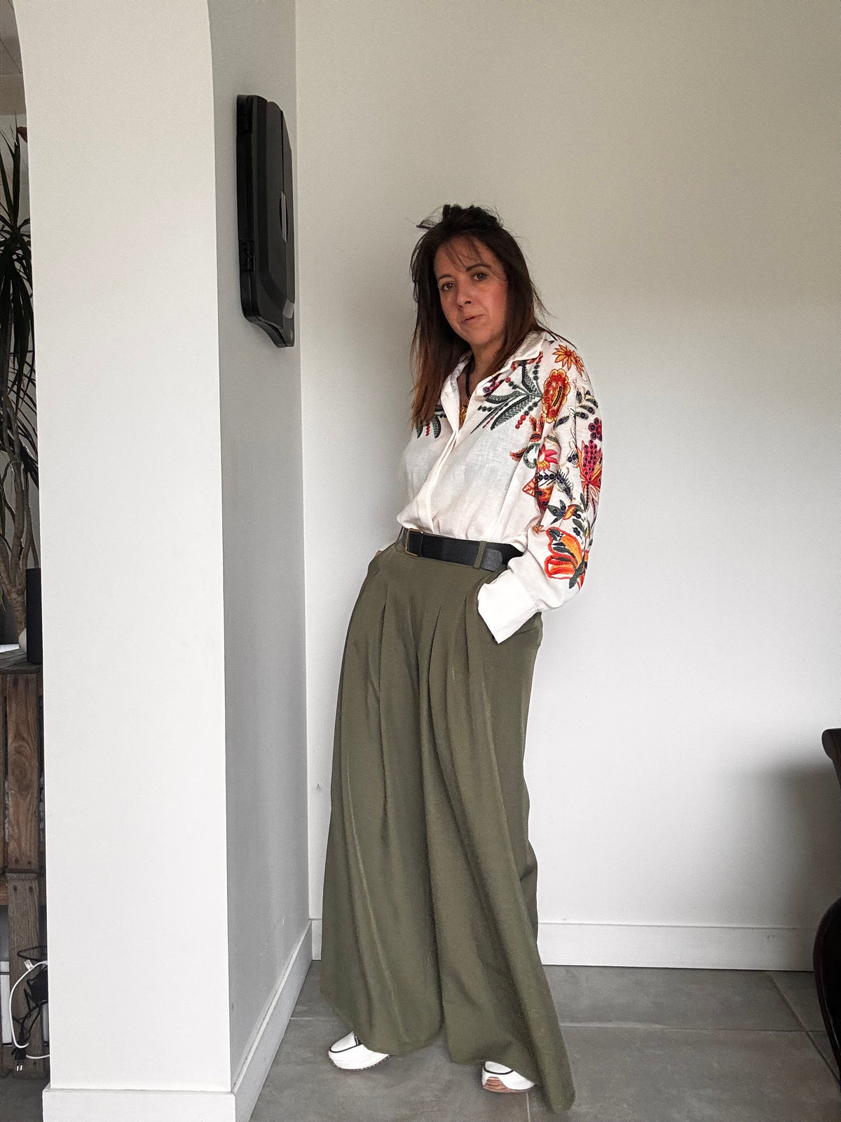 Pantalon kaki GALIA