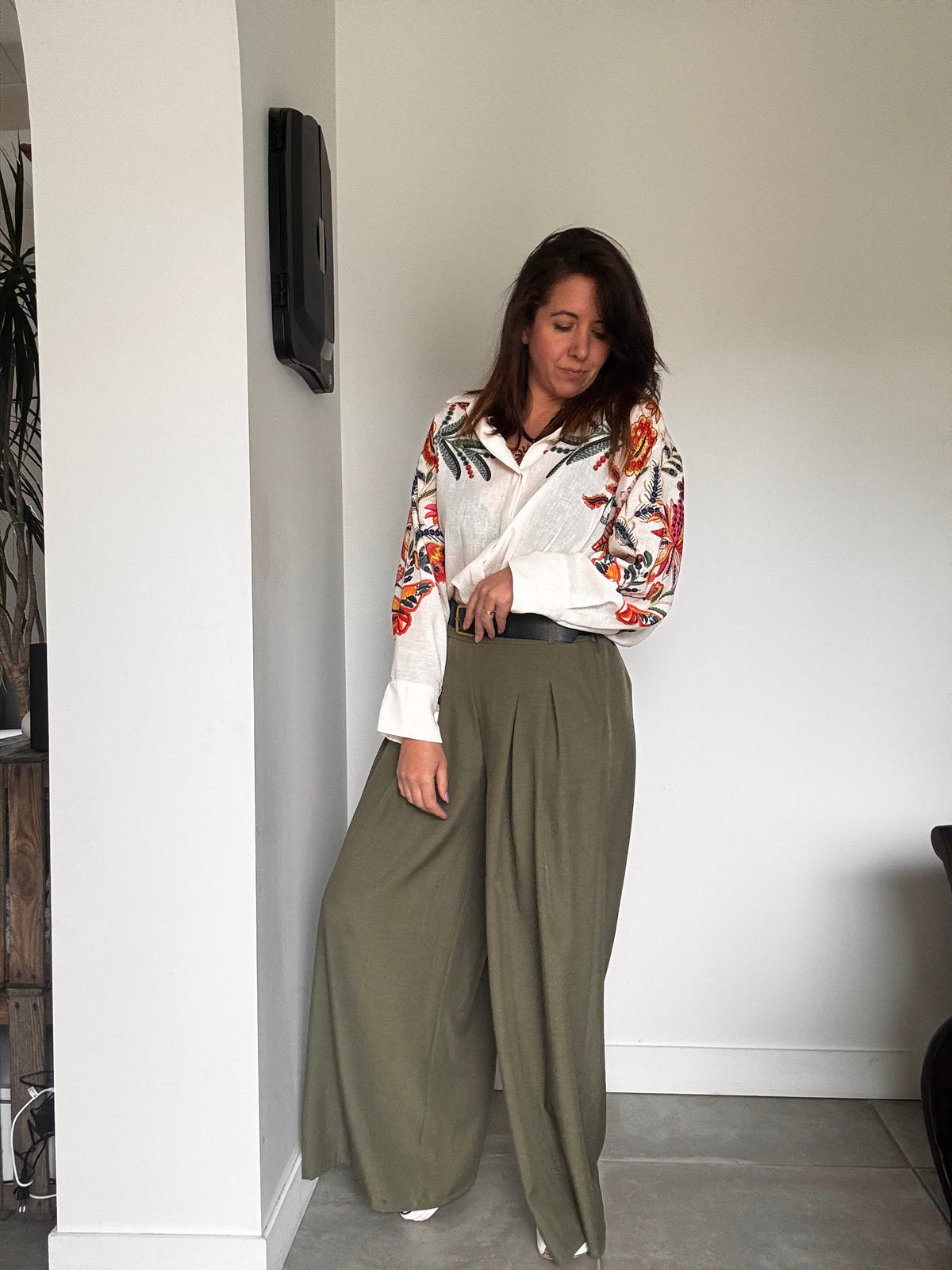 Pantalon kaki GALIA