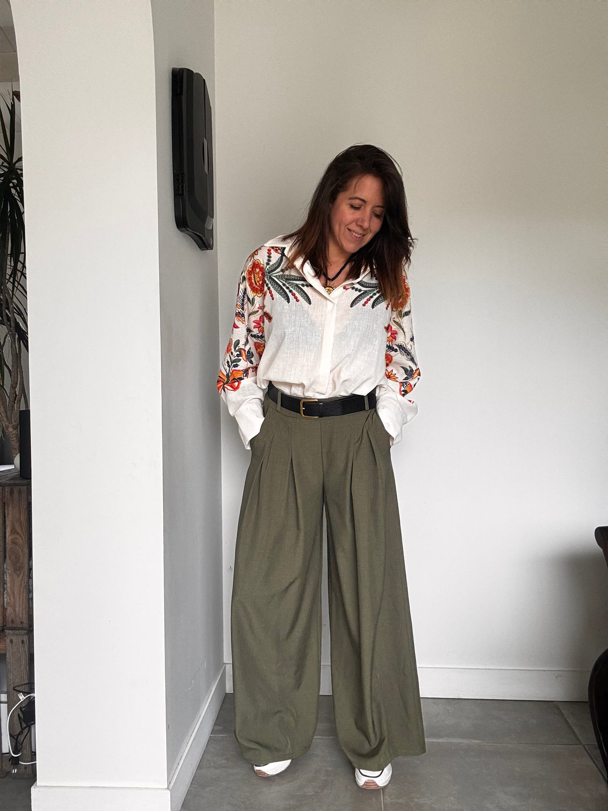 Pantalon kaki GALIA