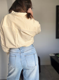 Chemise rayé jaune ST TROPEZ