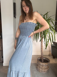 Robe bustier jean WESH