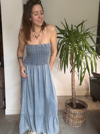Robe bustier jean WESH