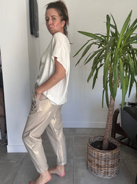 Pantajogg doré CLOE