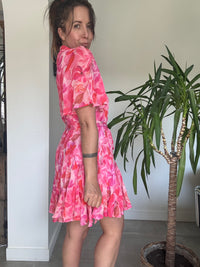 Robe courte fushia NANA
