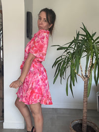 Robe courte fushia NANA