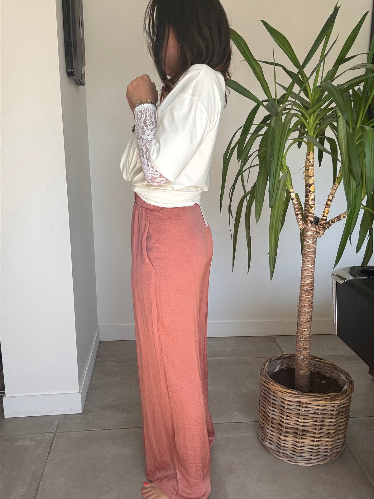 Pantalon fluide terracota COPA