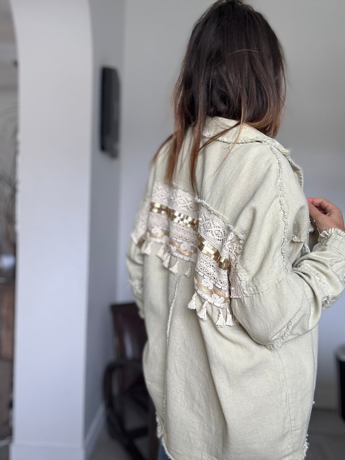 Veste beige CLARISSE
