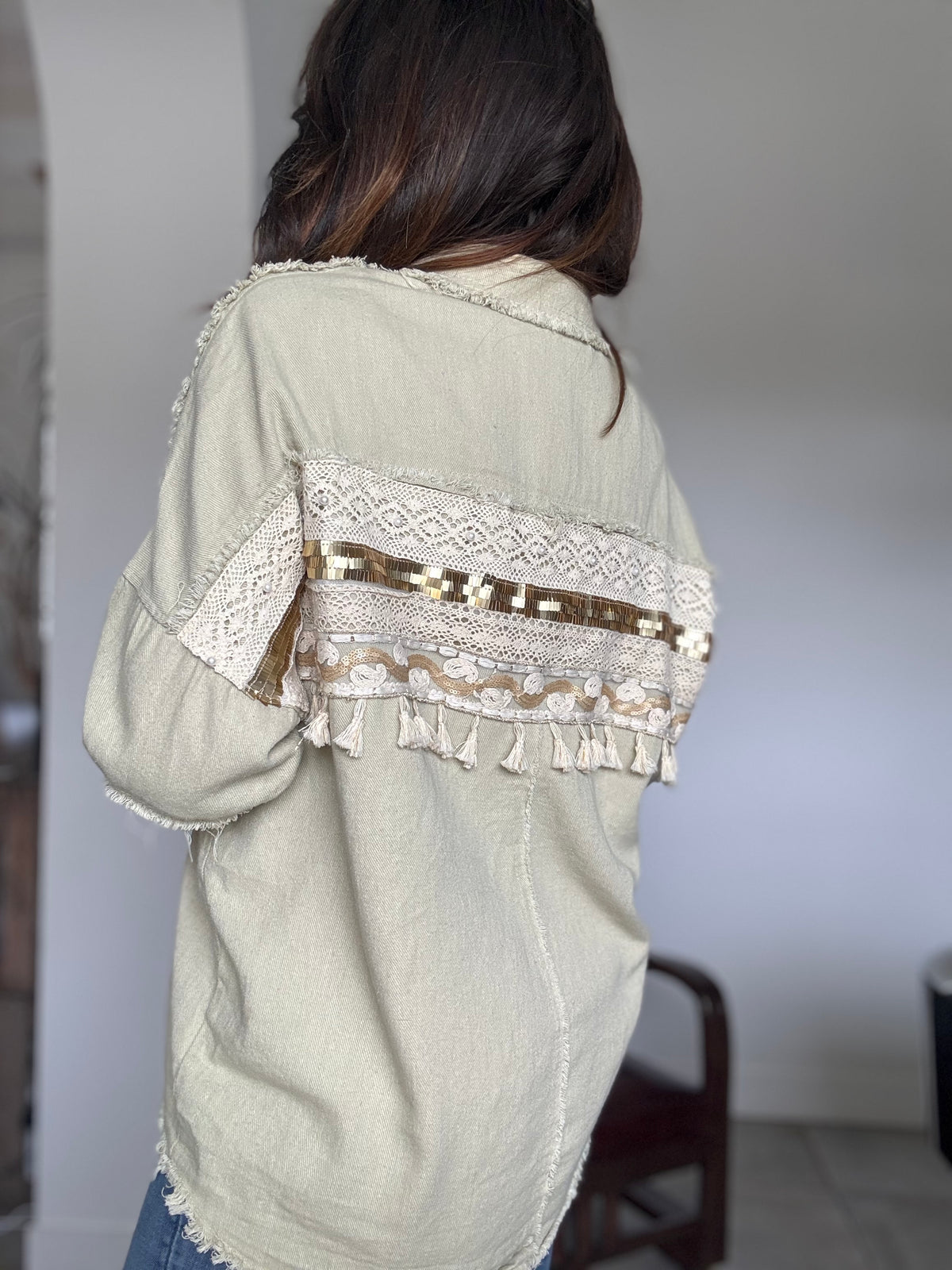 Veste beige CLARISSE