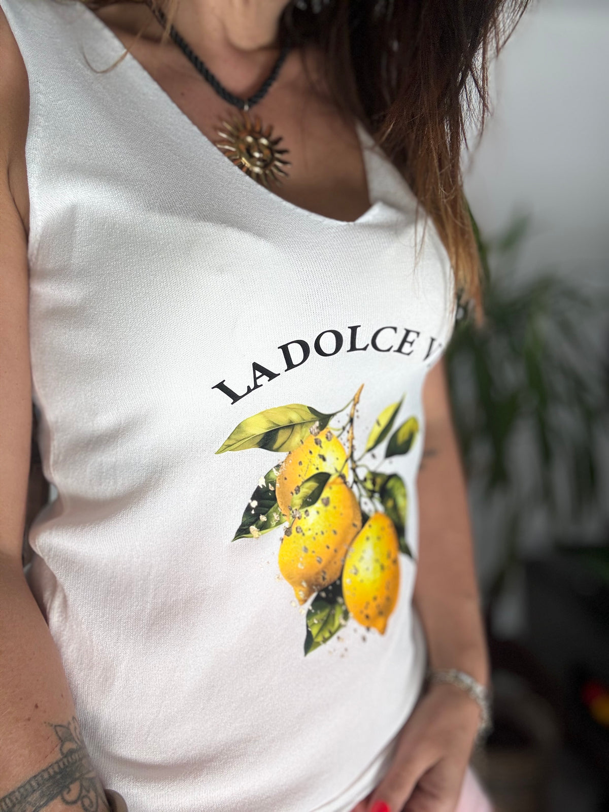Top blanc DOLCE VITA