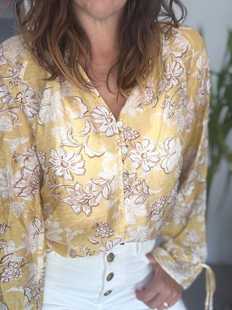 Chemise jaune BABET