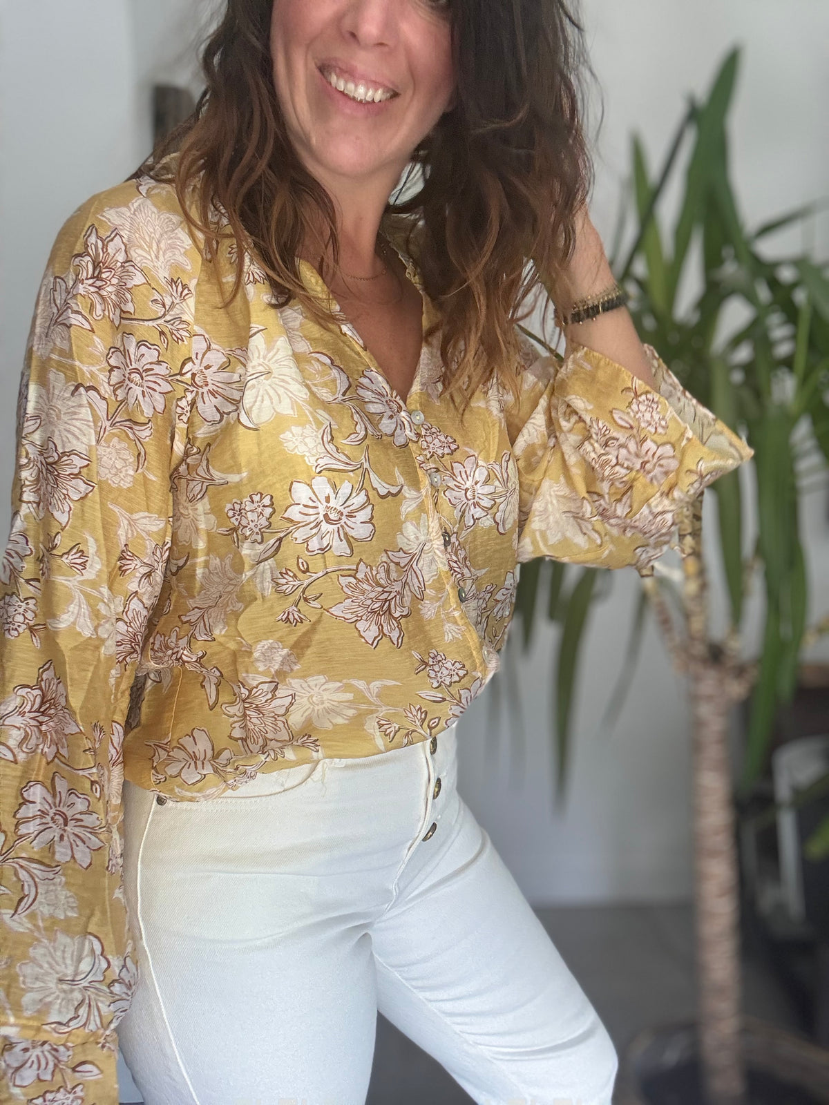 Chemise jaune BABET