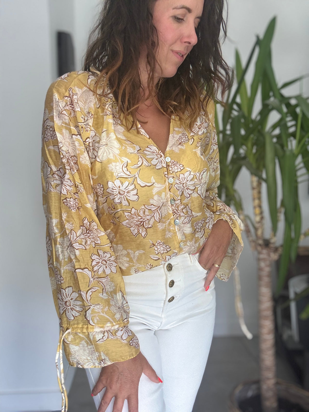 Chemise jaune BABET