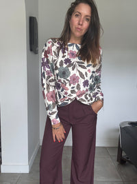 Pull fleuri SOPHIE