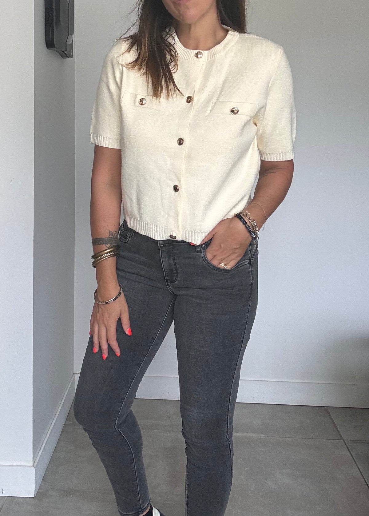Gilet manches courtes MONICA