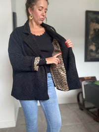 Manteau/ veste noire MARIA