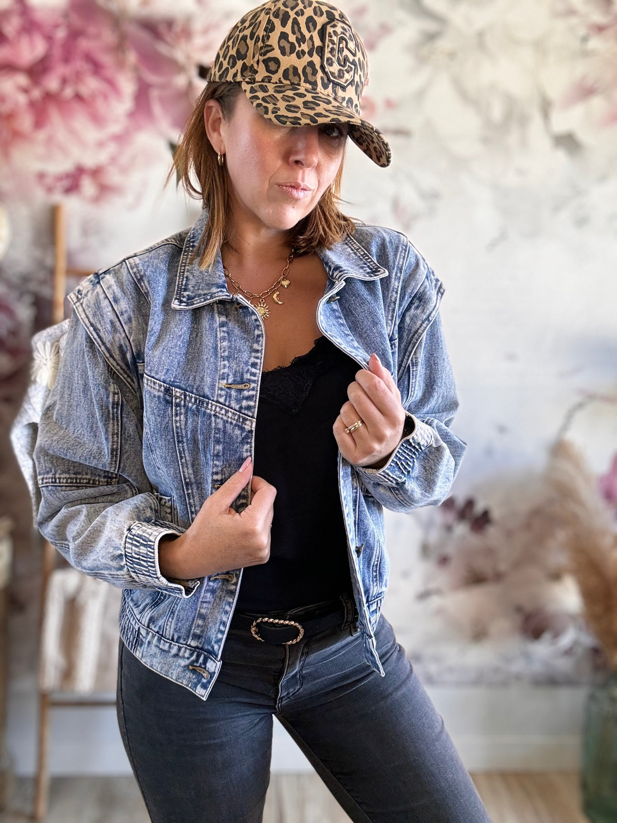 Veste en jean MIA coupe année 90
