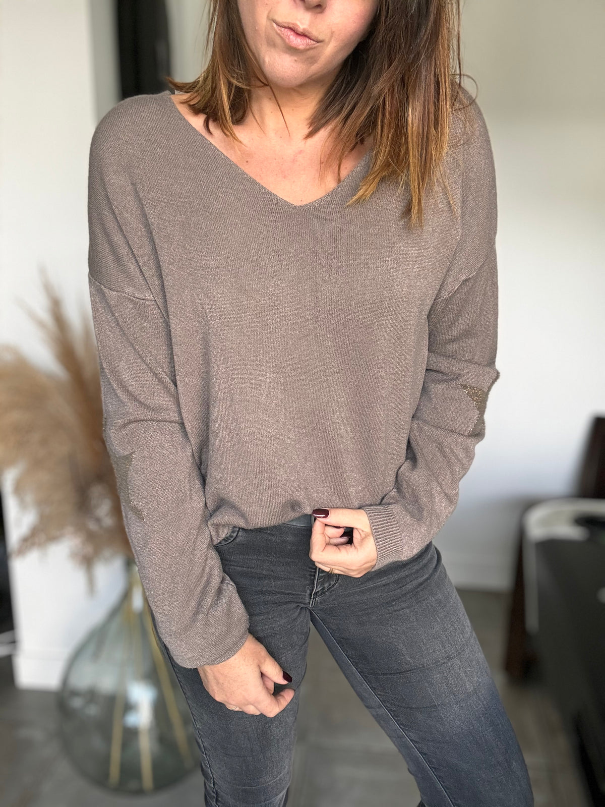 Pull Star coude taupe MARINA