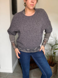 Gilet manches courtes gris WILLO