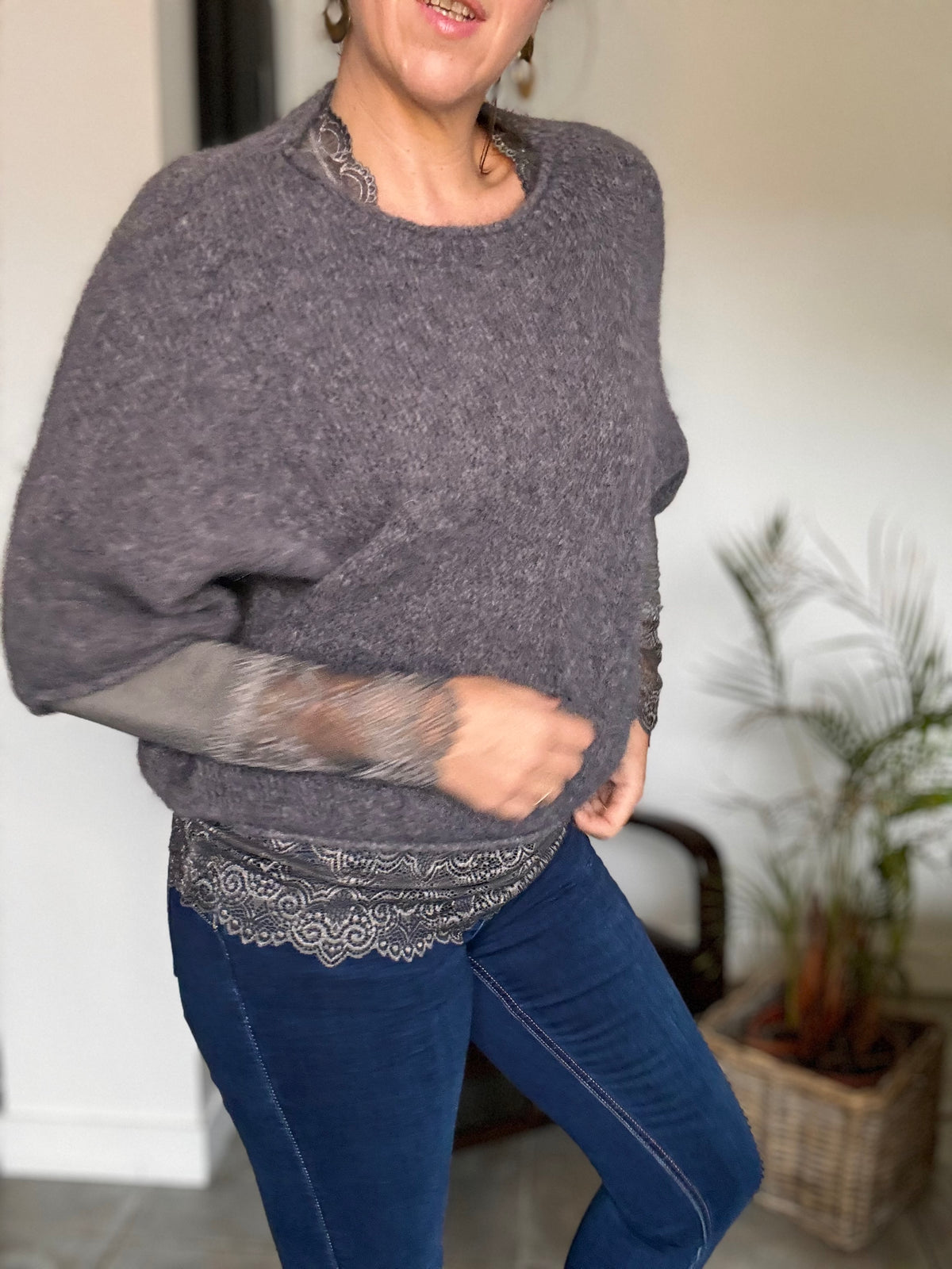 Gilet manches courtes gris WILLO