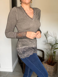 Sous pull gris BELLA