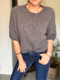 Gilet manches courtes gris WILLO