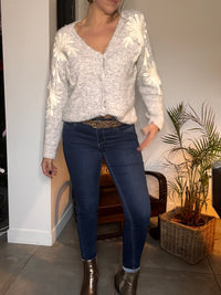 Jean push-up bleu foncé EVAN