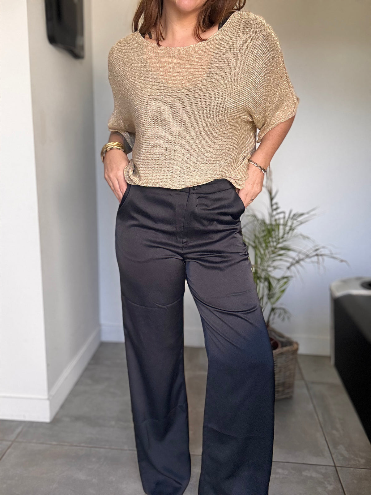 Pantalon noir CHARLY