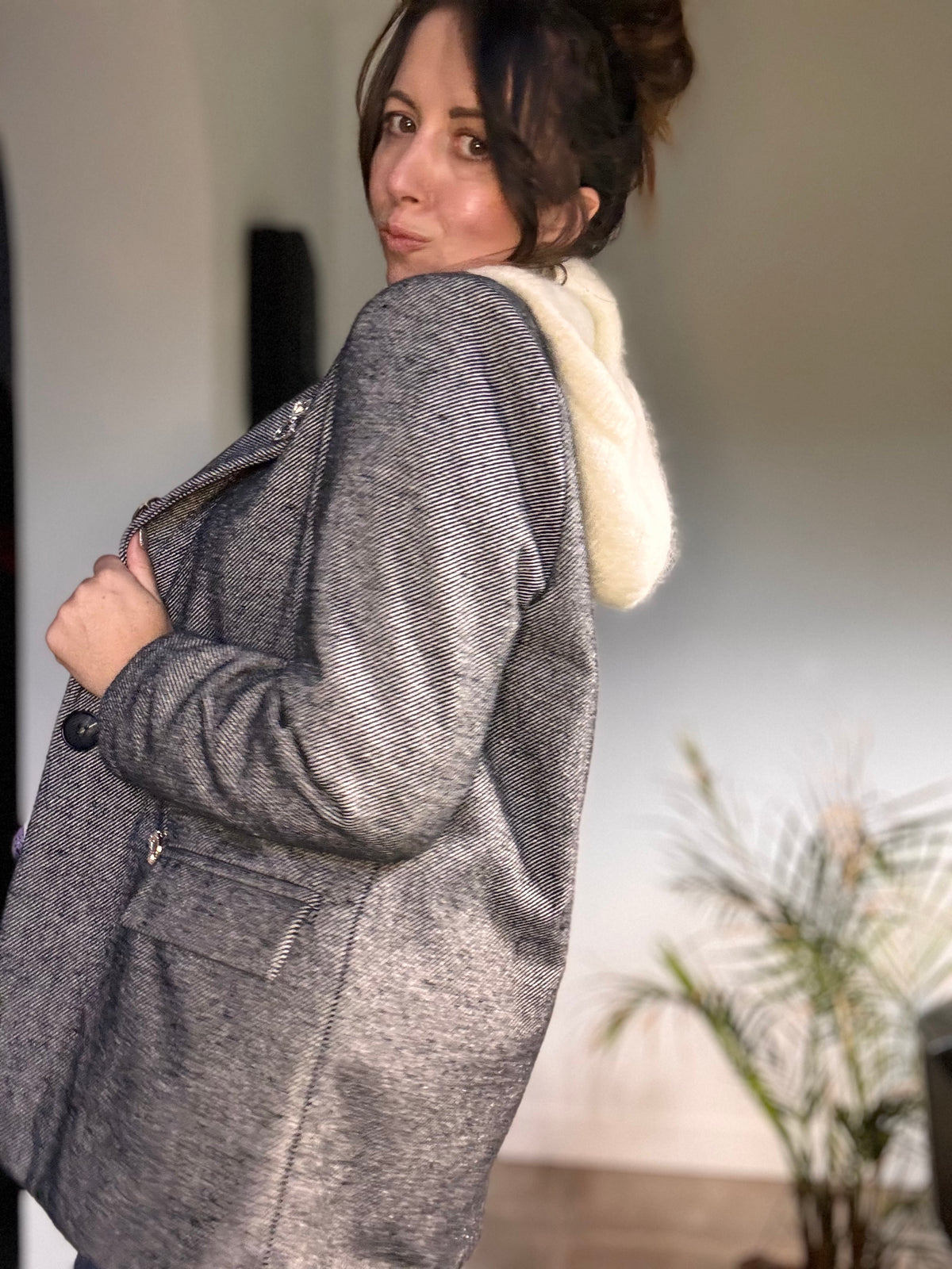 blazer gris chiné GABRIEL