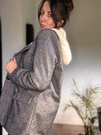 blazer gris chiné GABRIEL