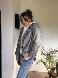 blazer gris chiné GABRIEL