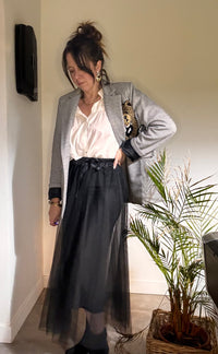 Jupe tulle noire MAMA