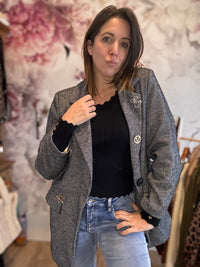 blazer gris chiné GABRIEL