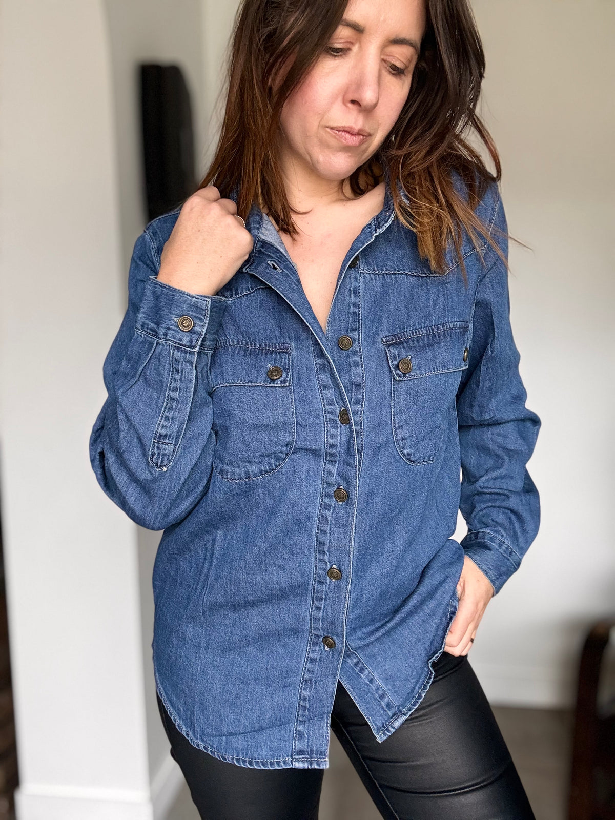 Chemise jean LUCAS
