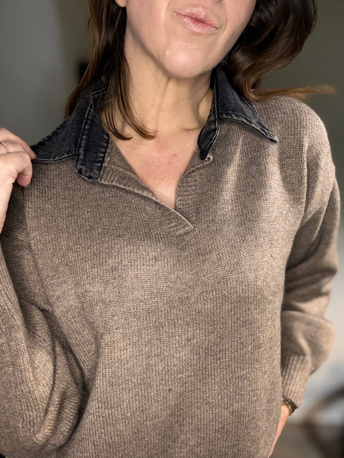 Pull chemise CALLIE