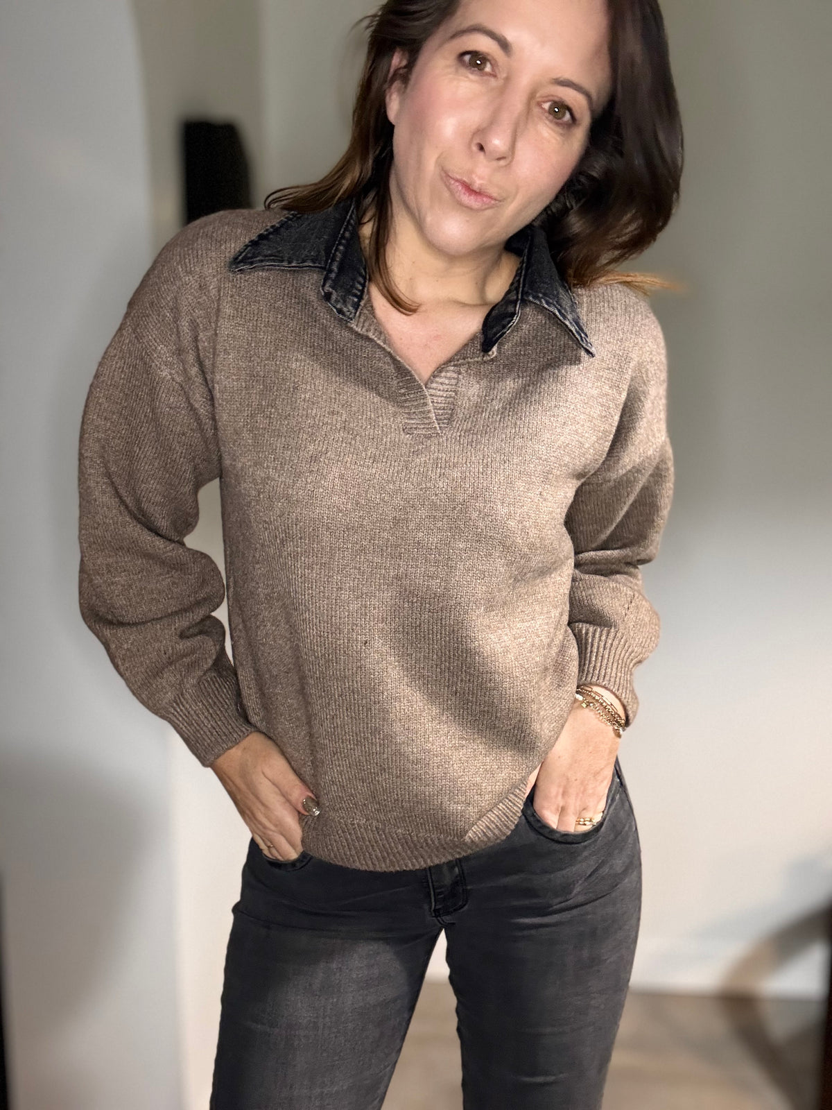 Pull chemise CALLIE